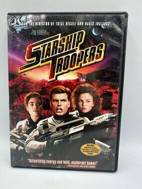 Starship Troopers DVD 1997 R Casper Van Dien Columbia TriStar Home Video Release